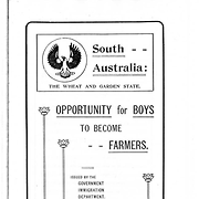 South Australia - The Wheat and Garden State - Opportunity for Boys to Become Farmers